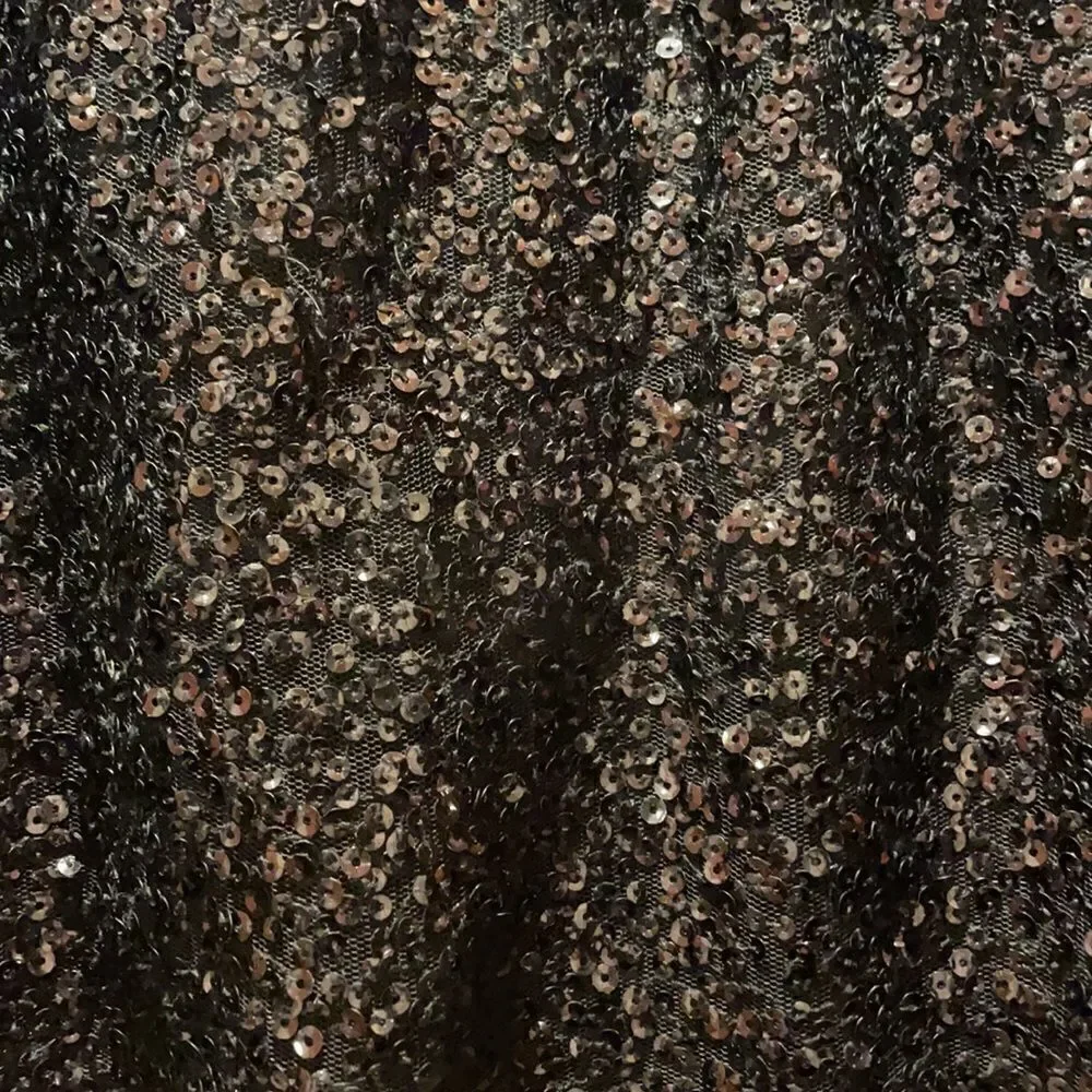J Crew Starry Night Black Sequin Mini Skirt